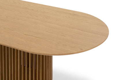 Arvena 2.2m Oval Dining Table - Natural