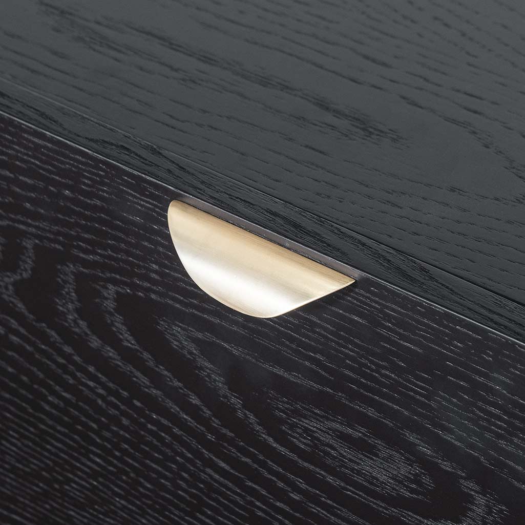 Boyle 1.75m Wooden Sideboard - Black