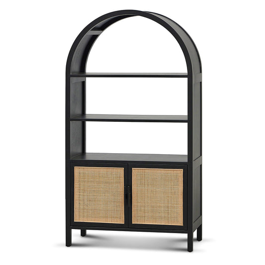 Adeline 1.65m (H) Storage Cabinet - Full Black
