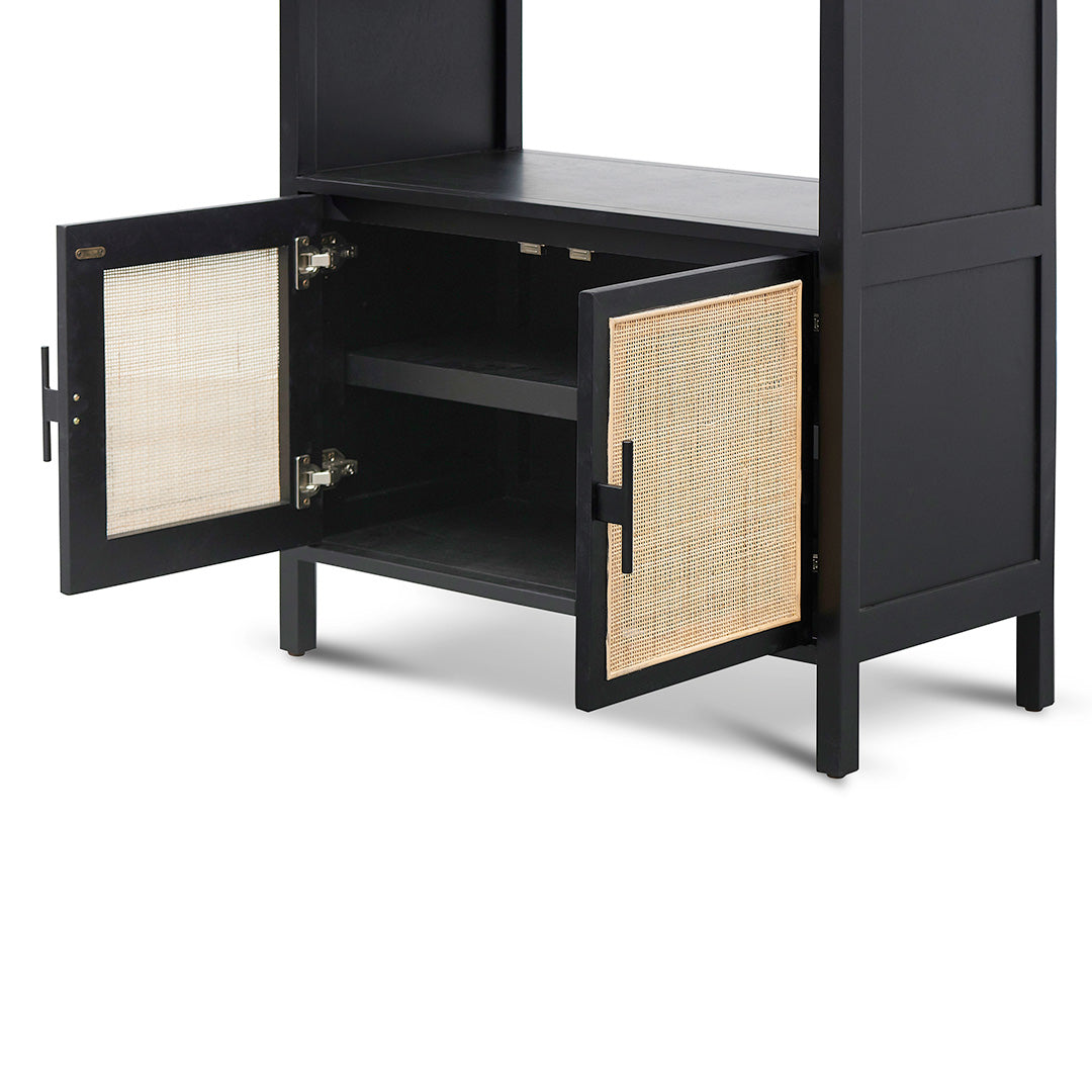Adeline 1.65m (H) Storage Cabinet - Full Black