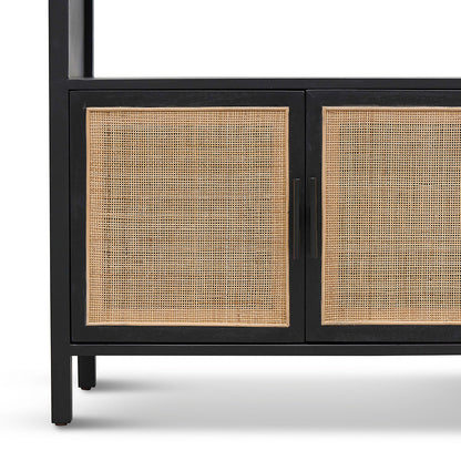Adeline 1.65m (H) Storage Cabinet - Full Black