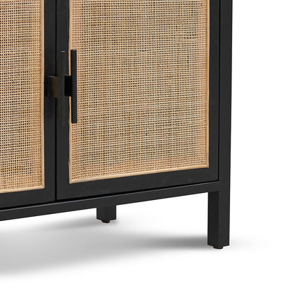 Adeline 1.65m (H) Storage Cabinet - Full Black