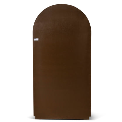 Boran 2m (H) Glass Cabinet - Walnut