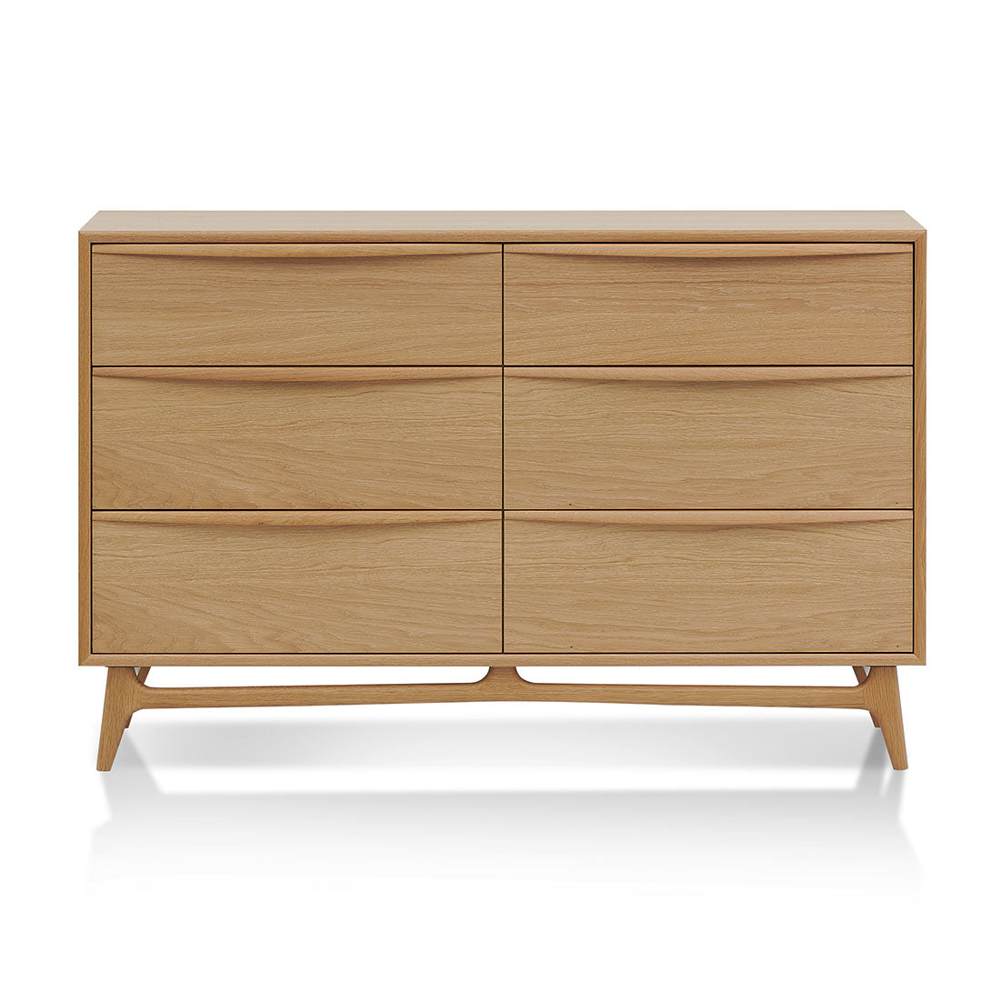 Brendon 6 Drawer Chest - Natural Oak