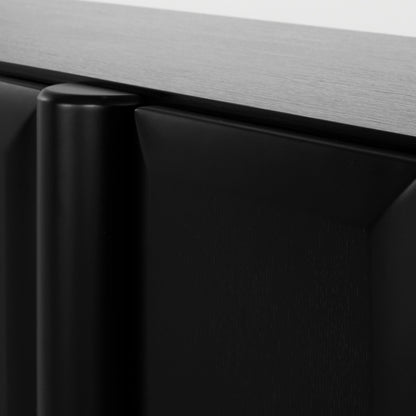 Ariyah 1.6m Sideboard Unit - Full Black