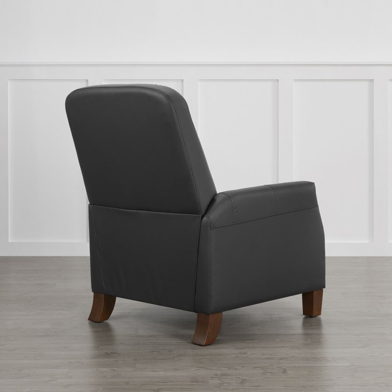Elias Push Back Recliner for Adults Faux Leather Chair for Living Room