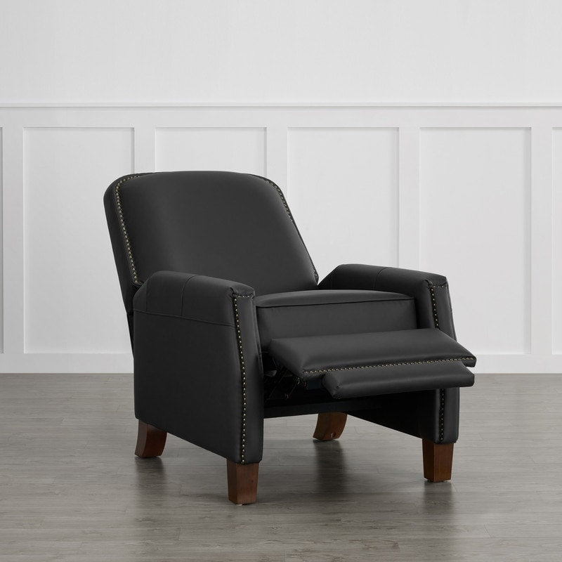 Elias Push Back Recliner for Adults Faux Leather Chair for Living Room