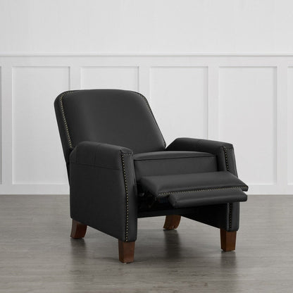 Elias Push Back Recliner for Adults Faux Leather Chair for Living Room