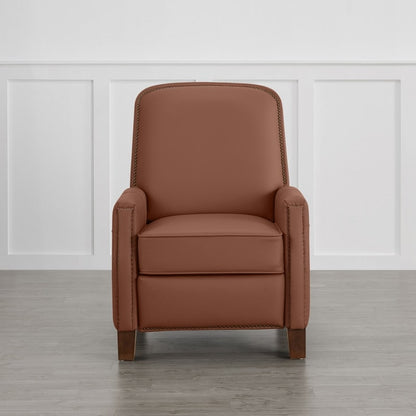 Elias Push Back Recliner for Adults Faux Leather Chair for Living Room