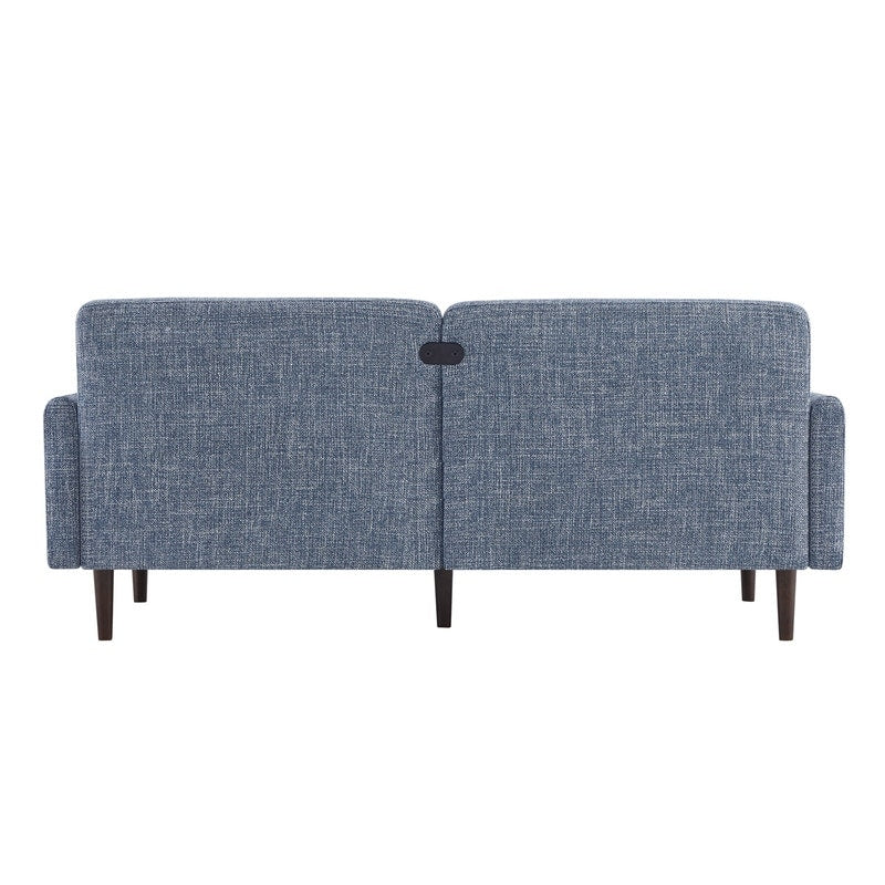 Erin Mid-Century Modern Sofa Couch Fabric