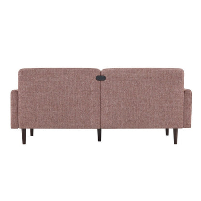 Erin Mid-Century Modern Sofa Couch Fabric