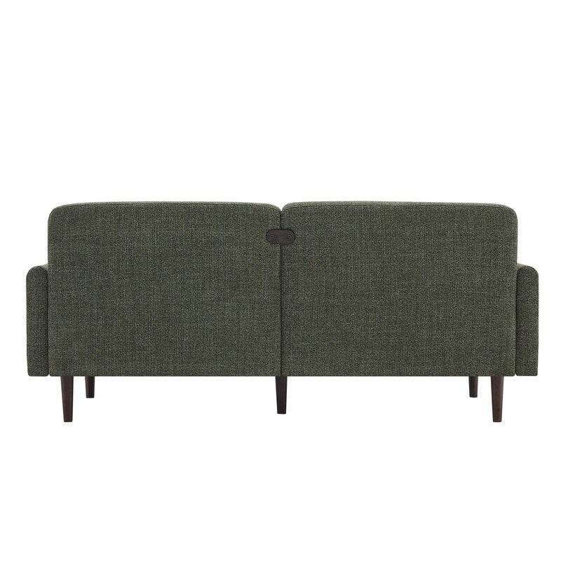 Erin Mid-Century Modern Sofa Couch Fabric