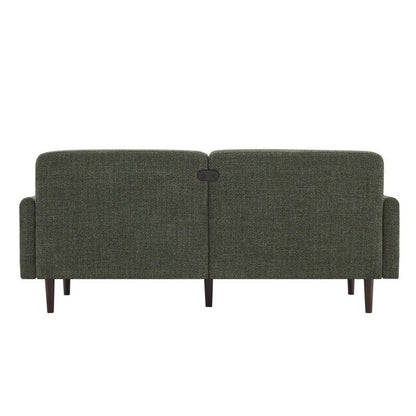 Erin Mid-Century Modern Sofa Couch Fabric