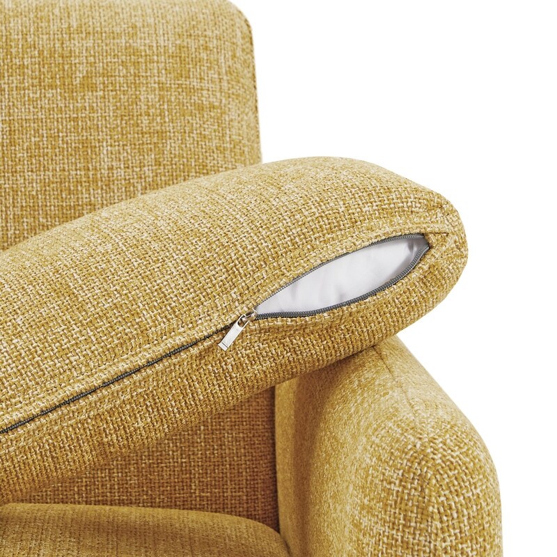 Erin Mid-Century Modern Sofa Couch Fabric