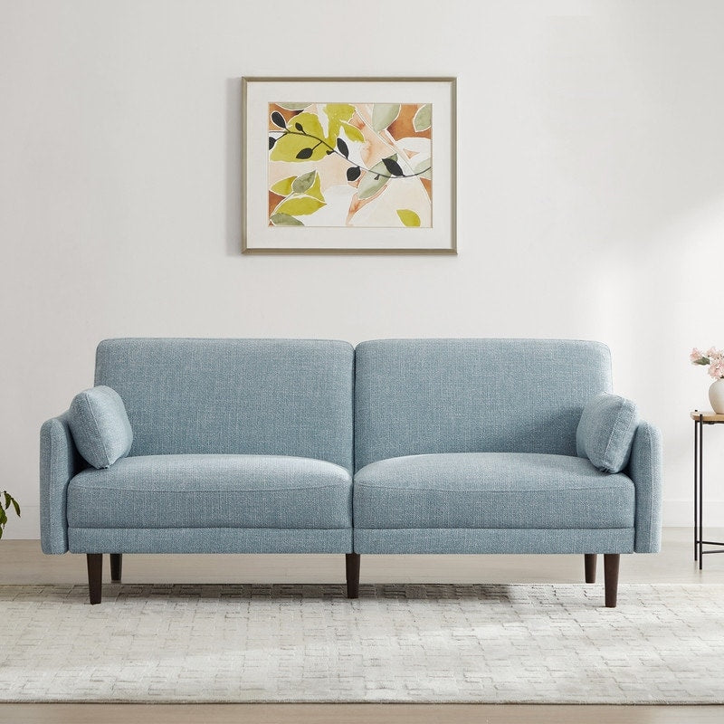 Erin Mid-Century Modern Sofa Couch Fabric