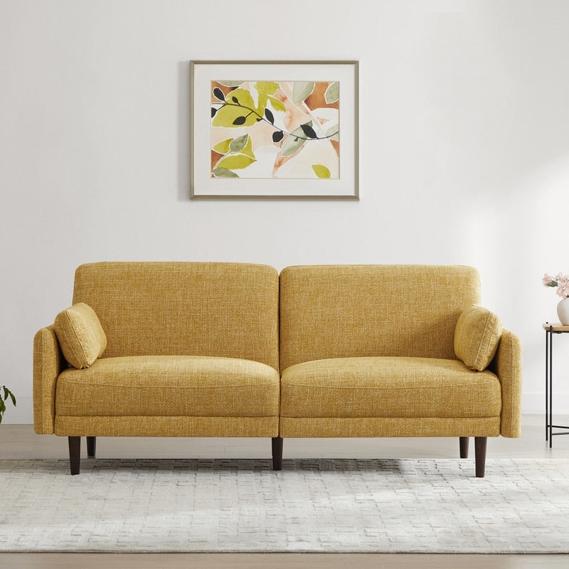 Erin Mid-Century Modern Sofa Couch Fabric