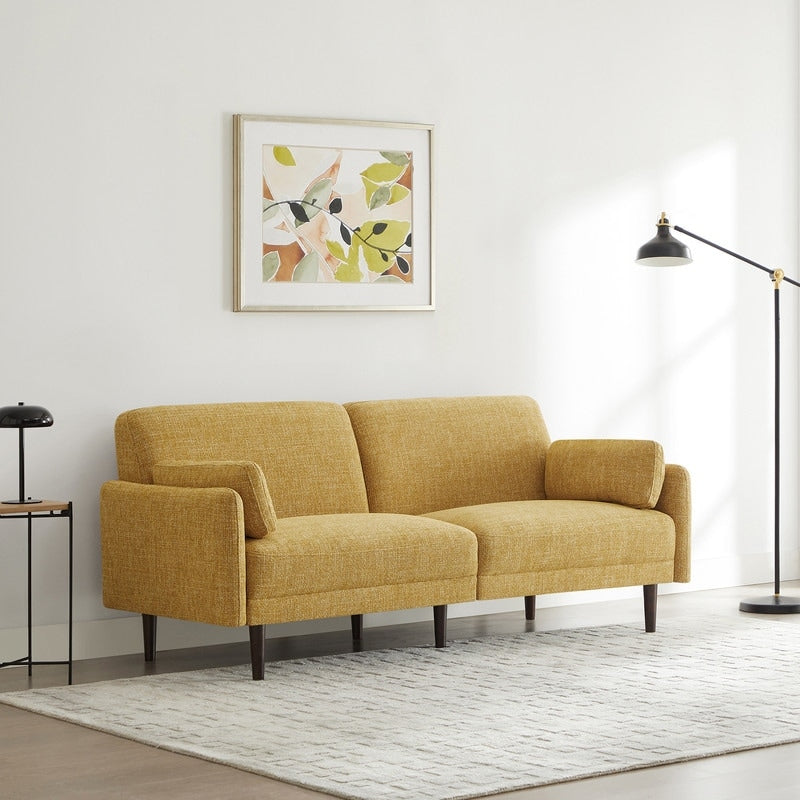 Erin Mid-Century Modern Sofa Couch Fabric
