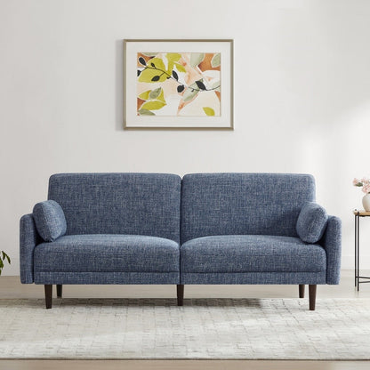 Erin Mid-Century Modern Sofa Couch Fabric
