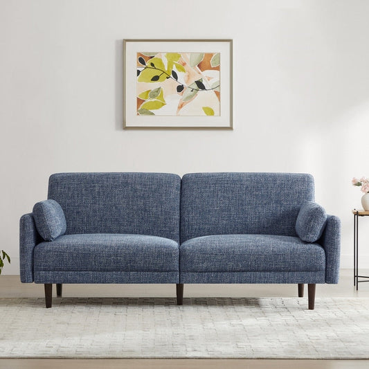 Erin Mid-Century Modern Sofa Couch Fabric