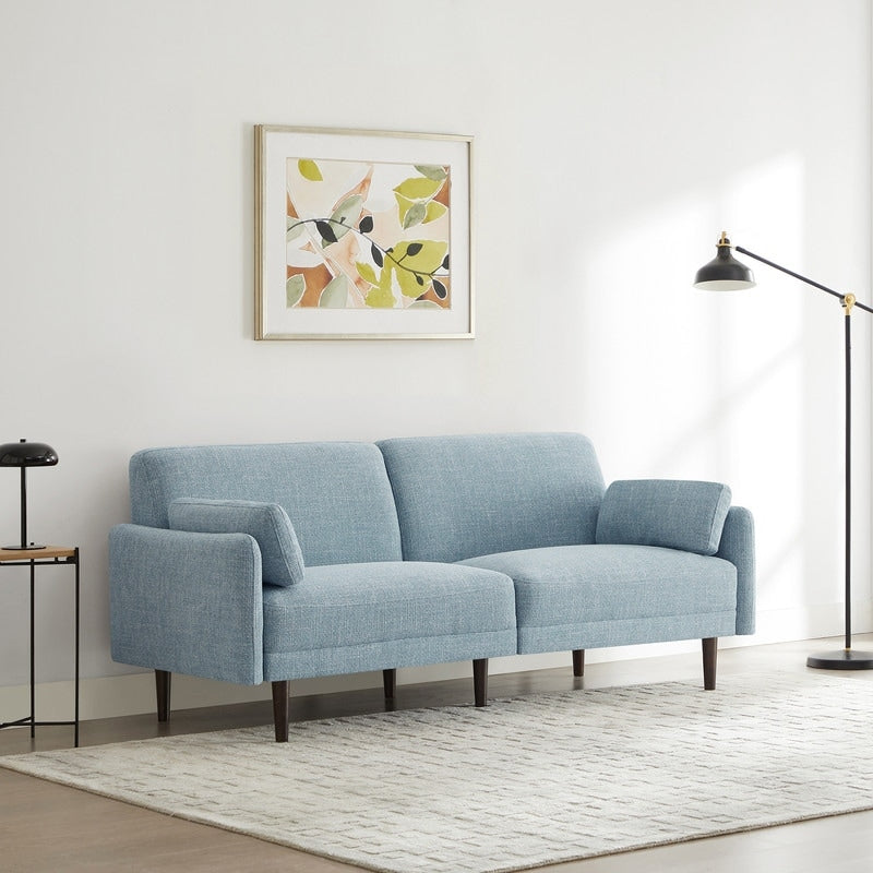 Erin Mid-Century Modern Sofa Couch Fabric