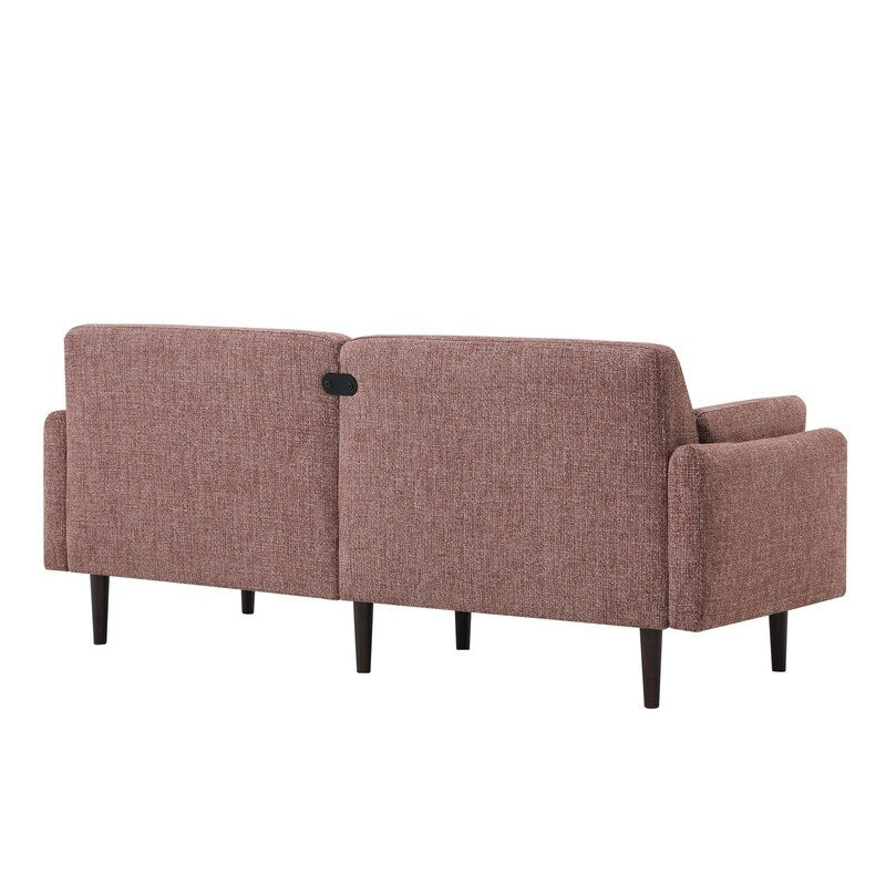 Erin Mid-Century Modern Sofa Couch Fabric