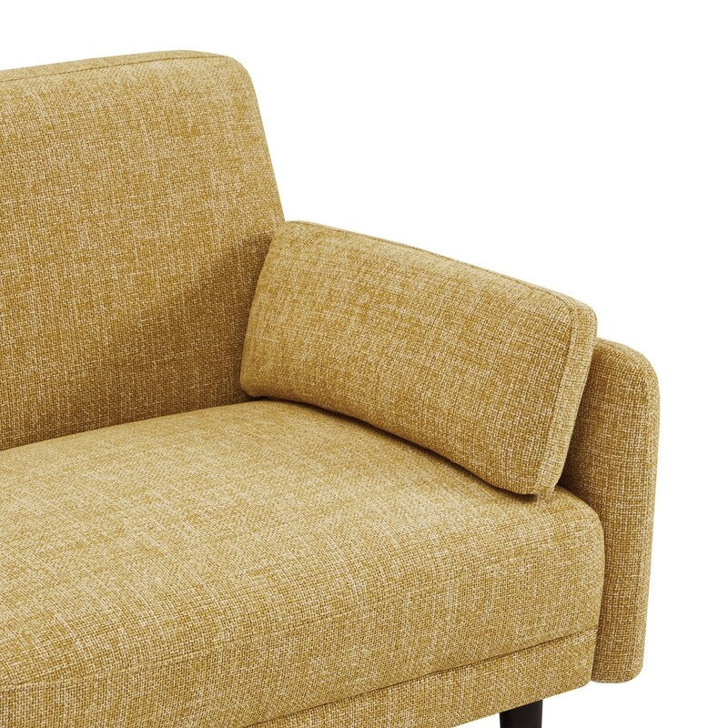 Erin Mid-Century Modern Sofa Couch Fabric
