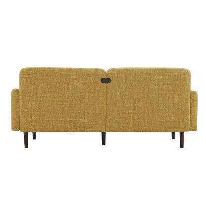 Erin Mid-Century Modern Sofa Couch Fabric