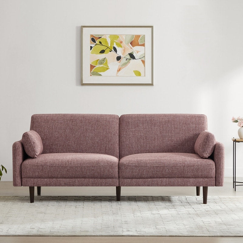 Erin Mid-Century Modern Sofa Couch Fabric