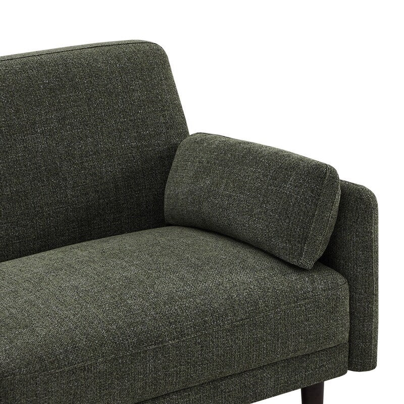 Erin Mid-Century Modern Sofa Couch Fabric