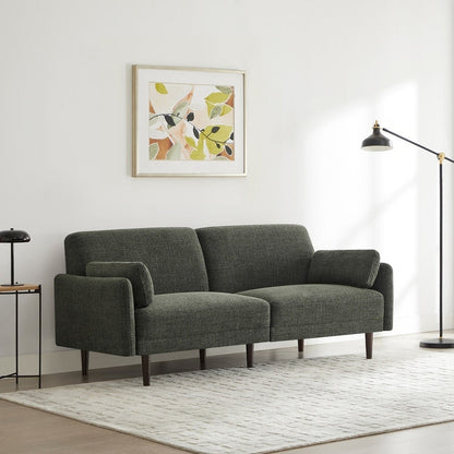 Erin Mid-Century Modern Sofa Couch Fabric