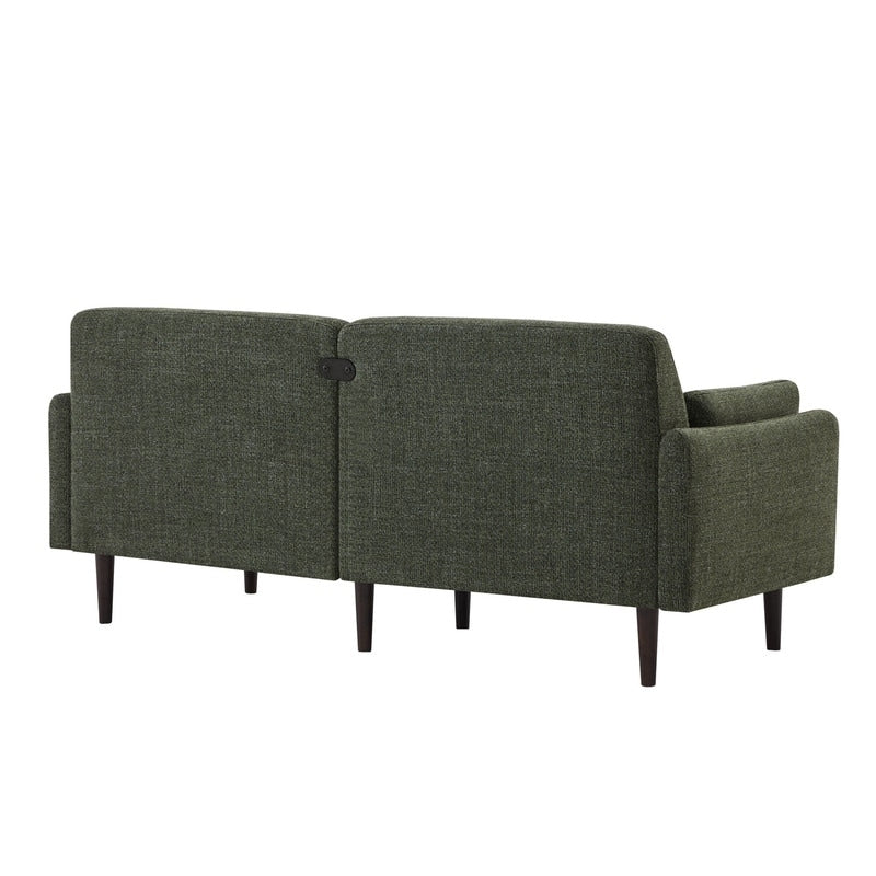 Erin Mid-Century Modern Sofa Couch Fabric