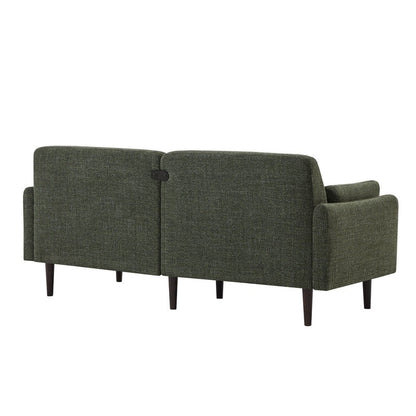 Erin Mid-Century Modern Sofa Couch Fabric
