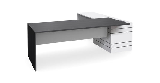 Custom Envoy 1.8m Executive Office Desk - Left Return