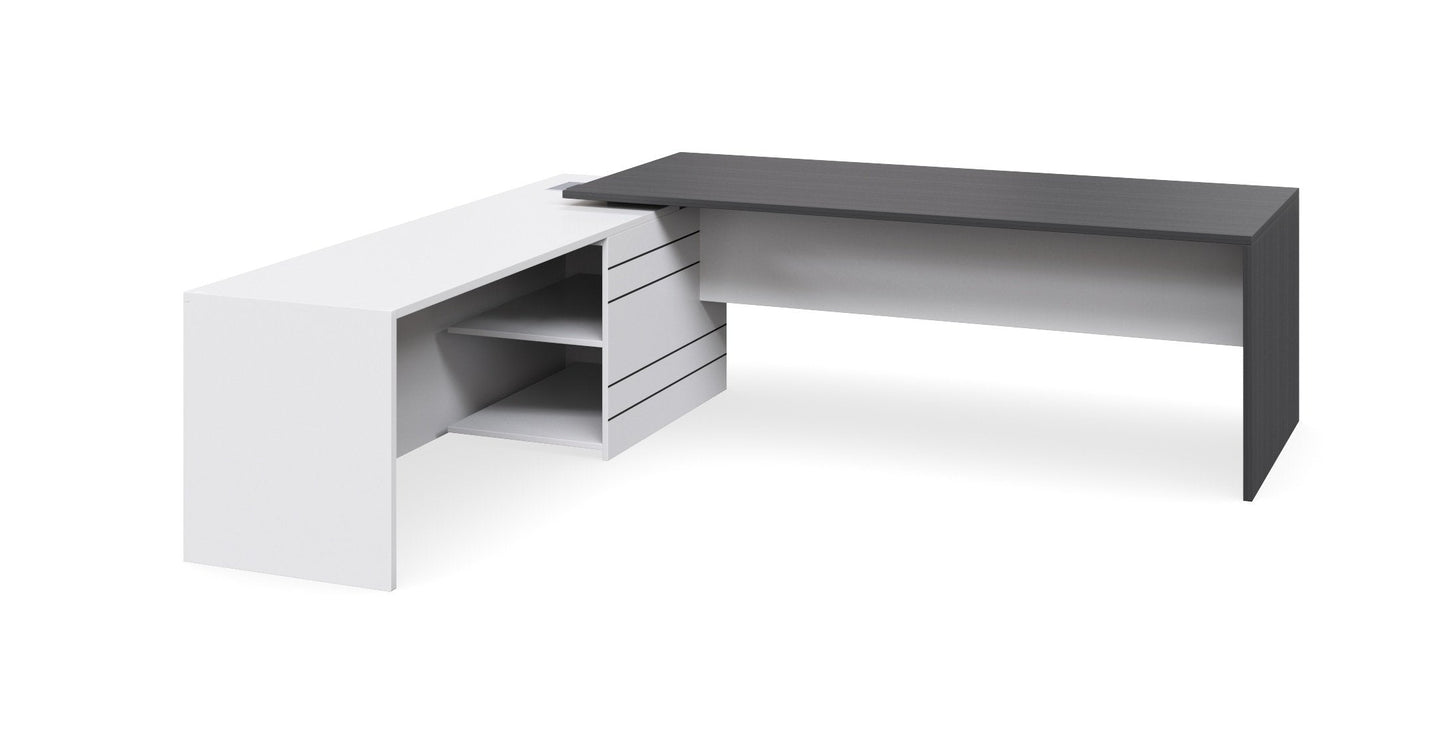 Custom Envoy 2.4m Executive Office Desk - Left Return