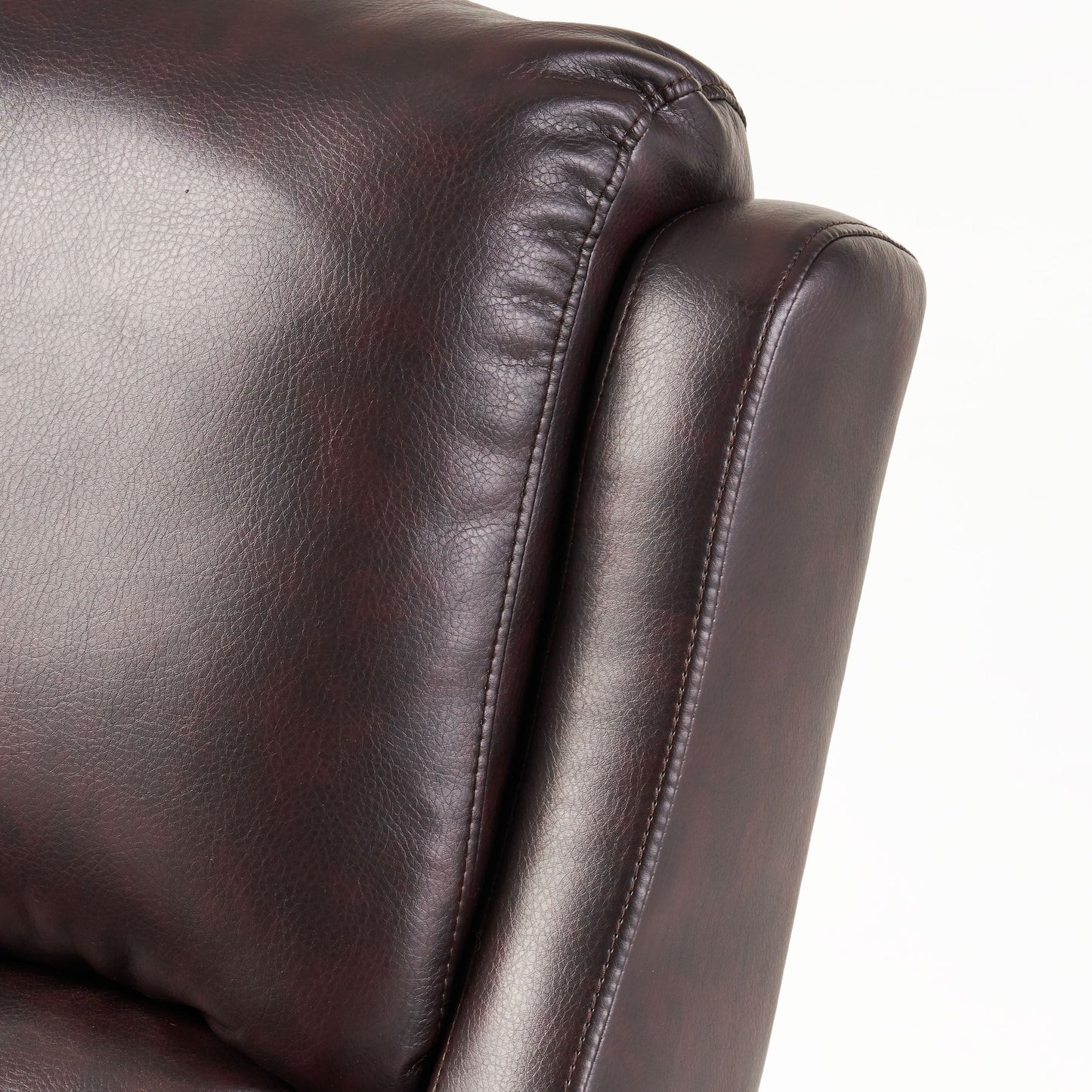 Haddan PU Leather Recliner Club Chair by Christopher Knight Home