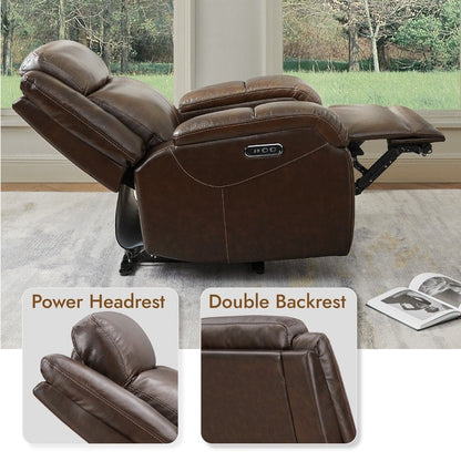 Hadlee Power Recliner Chairs with Power Headrest  Charging Ports