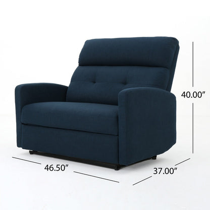 Halima Fabric 2-seater Recliner Club Chair by Christopher Knight Home