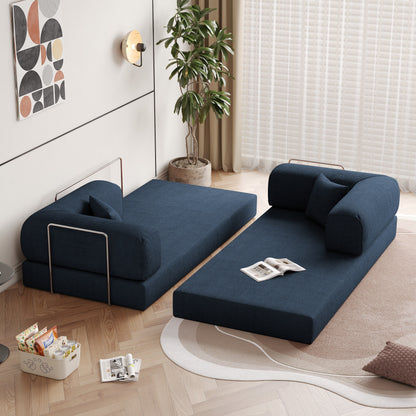 JASIWAY Modern Vintage Convertible Sleeper Sofa Bed