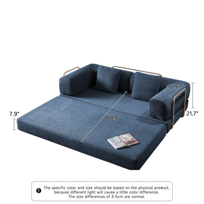 JASIWAY Modern Vintage Convertible Sleeper Sofa Bed