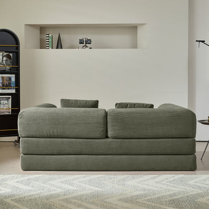 JASIWAY Modern Vintage Convertible Sleeper Sofa Bed