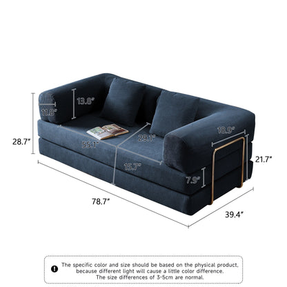 JASIWAY Modern Vintage Convertible Sleeper Sofa Bed