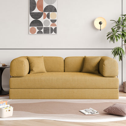JASIWAY Modern Vintage Convertible Sleeper Sofa Bed