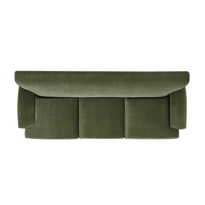 Alana Lawson 88 Inch Living Room Sofa â?Three Cushion Couch with Rolled Arms and Tight Back â?Minimal Assembly Required