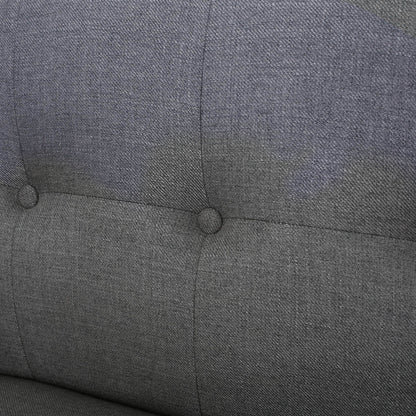 Josephine Mid-century Modern Tufted Fabric Upholstered Sofa by Christopher Knight Home