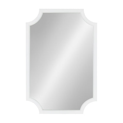 Kate and Laurel Hogan Scalloped Wood Framed Mirror