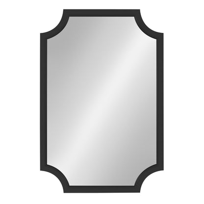 Kate and Laurel Hogan Scalloped Wood Framed Mirror