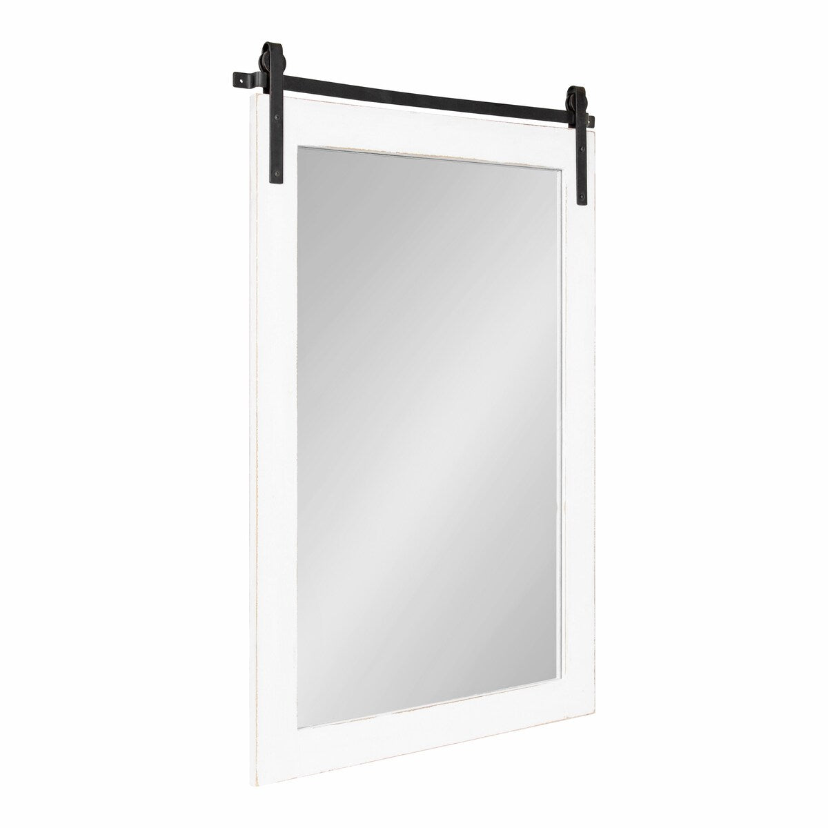 Kate and Laurel Cates Rustic Rectangular Wall Mirror