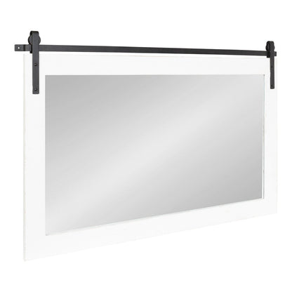 Kate and Laurel Cates Rustic Rectangular Wall Mirror