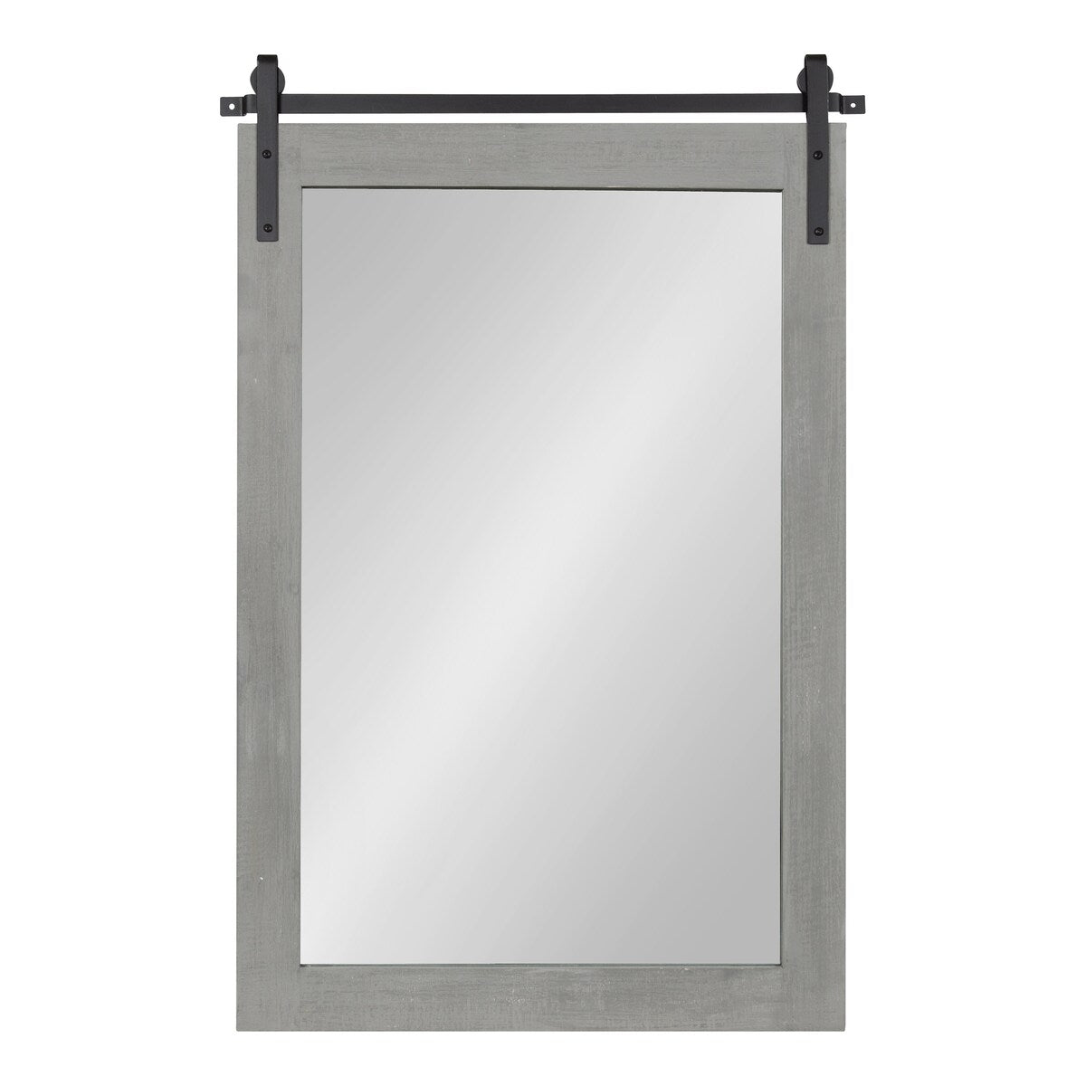Kate and Laurel Cates Rustic Rectangular Wall Mirror