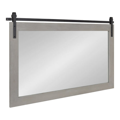 Kate and Laurel Cates Rustic Rectangular Wall Mirror